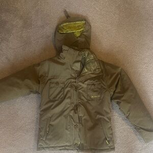 Olive Kids Jacket with Hood